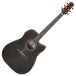 Ibanez AAD361CE-TKR, Trans Black High Gloss / Bourbon Burst High Gloss