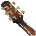 Ibanez AAD361CE-TKR, Trans Black High Gloss / Bourbon Burst High Gloss - back of headstock
