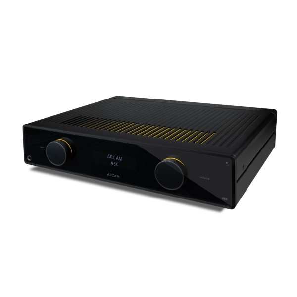 Arcam Radia A50 Signature Integrated Amplifier, Black - left 