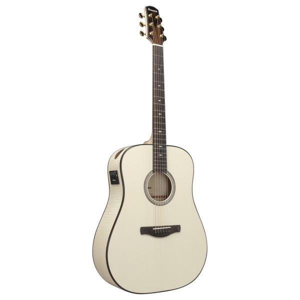 Ibanez AAD371E-ATW, Antique White High Gloss - side view