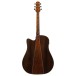 Ibanez AAD381CE-NT, Natural High Gloss - back