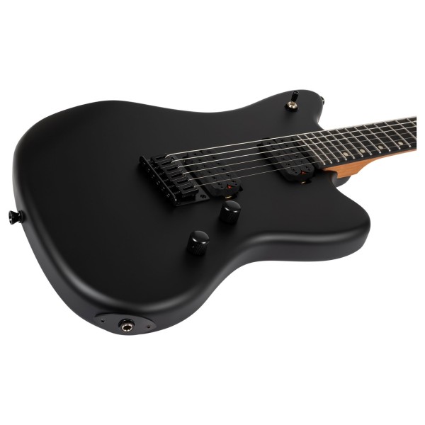 Spira Guitars J-400 MBK, Satin Black - body