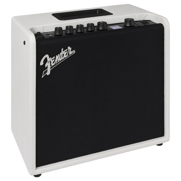 Fender Mustang LT25 Combo Limited Edition Snow White - angled shot