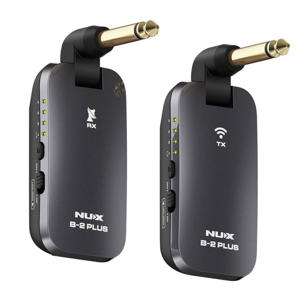 NUX B-2 Plus 2.4GHz Guitar Wireless System - Angle