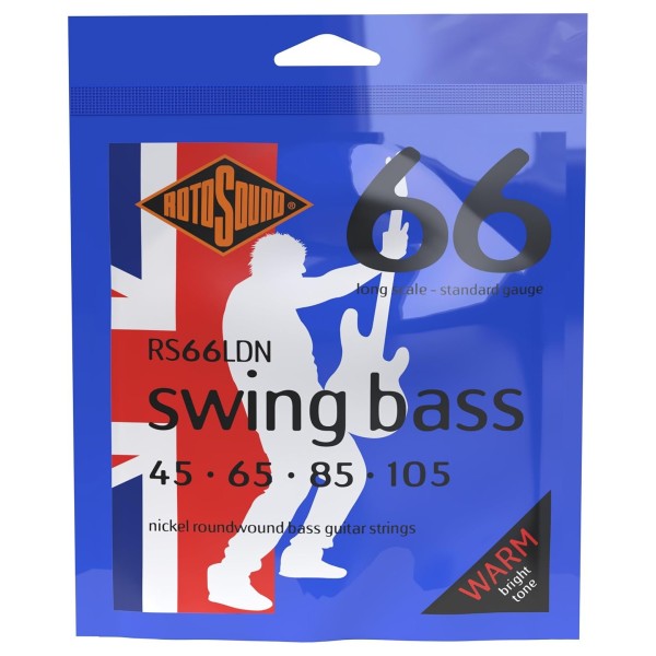 Rotosound RS66LDN Swing Bass 66, Long Scale, Standard, 45-105