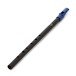 Tin Whistle in D by Gear4music, Black