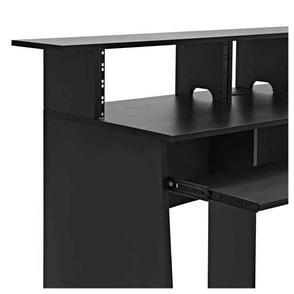 modul 3-Tier Pro Audio 8U Studio Desk, Black