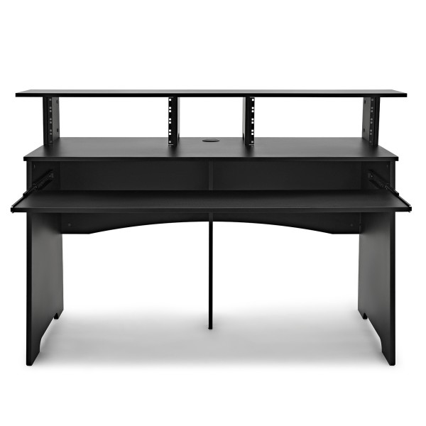 modul 3-Tier Pro Audio 8U Studio Desk, Black