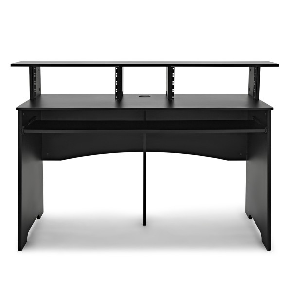 modul 3-Tier Pro Audio 8U Studio Desk, Black