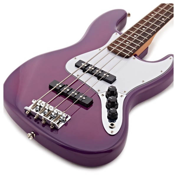 Tanglewood Northstar Littlestar 'NL6JP' Short Scale Bass, Thru Purple - body
