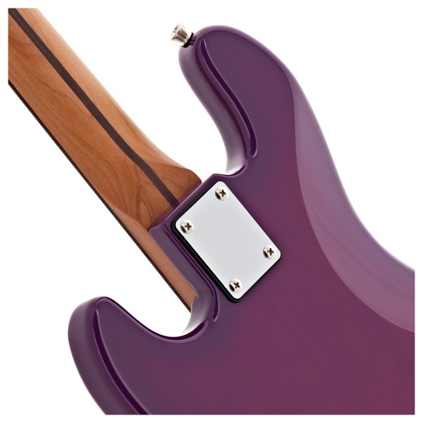 Tanglewood Northstar Littlestar 'NL6JP' Short Scale Bass, Thru Purple - neck joint