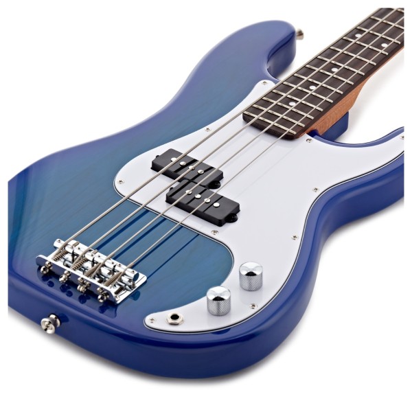 Tanglewood Northstar Littlestar 'NL6PBL' Short Scale Bass, Thru Blue - body