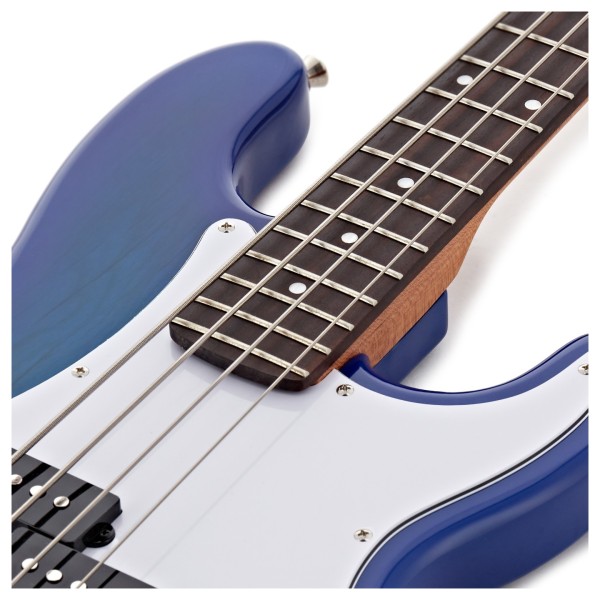 Tanglewood Northstar Littlestar 'NL6PBL' Short Scale Bass, Thru Blue - upper frets