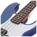 Tanglewood Northstar Littlestar 'NL6PBL' Short Scale Bass, Thru Blue - upper frets