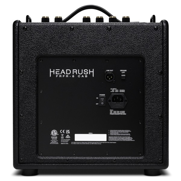 Headrush FRFR-8 Full-Range Guitar Cab - back