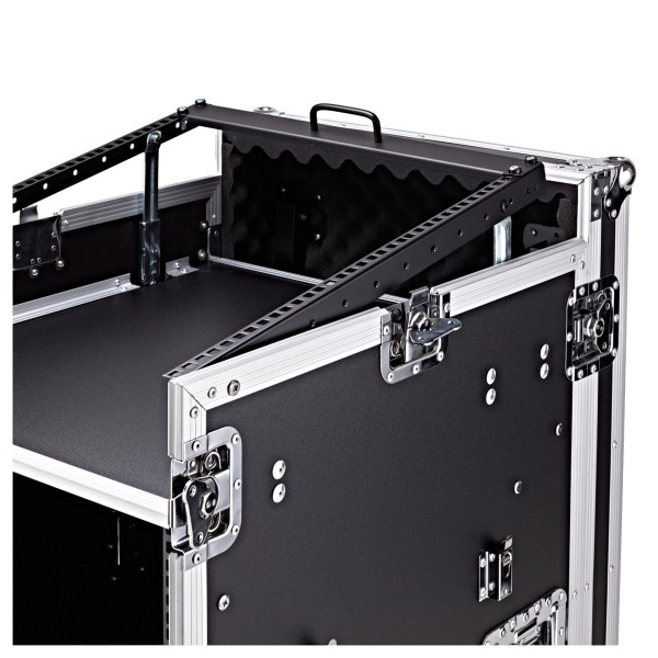 Trojan Pro 16U Heavy-Duty Pop-Up Mixer Rack Flight Case