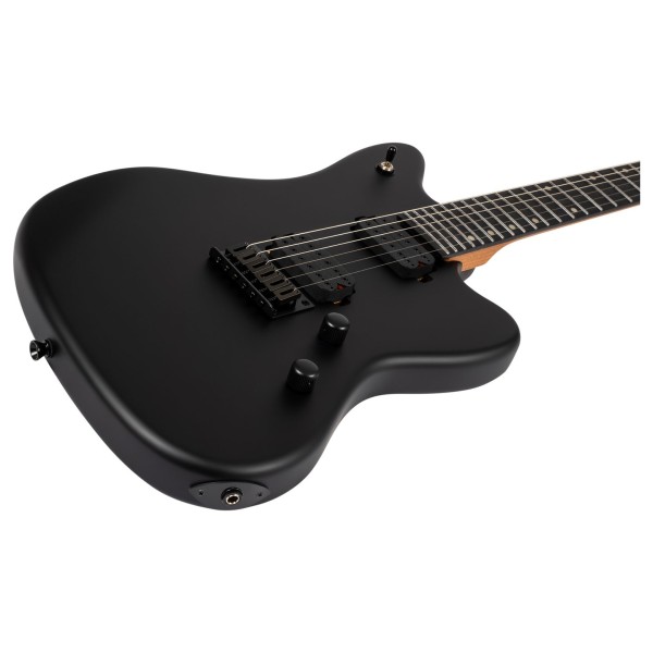 Spira Guitars J-400 Baritone MBK, Satin Black - body