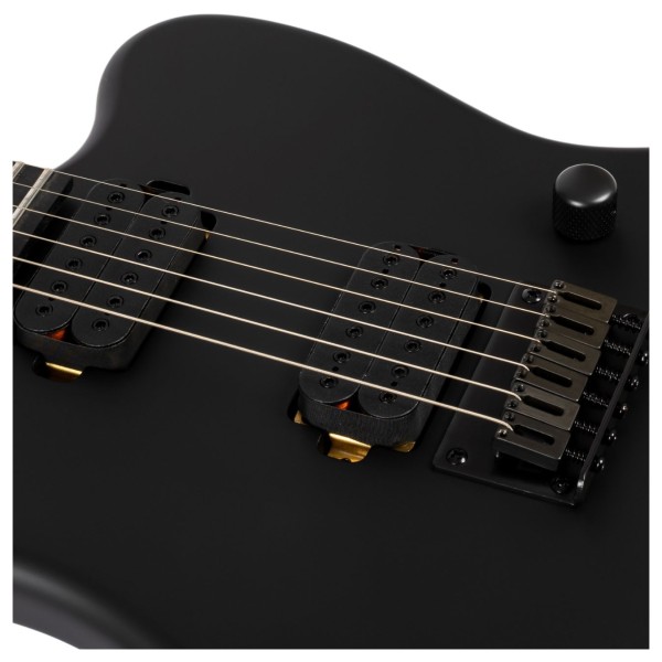 Spira Guitars J-400 Baritone MBK, Satin Black - hardware