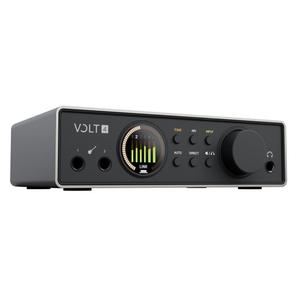 Universal Audio Volt 4 Gen 2 Audio Interface - Angled
