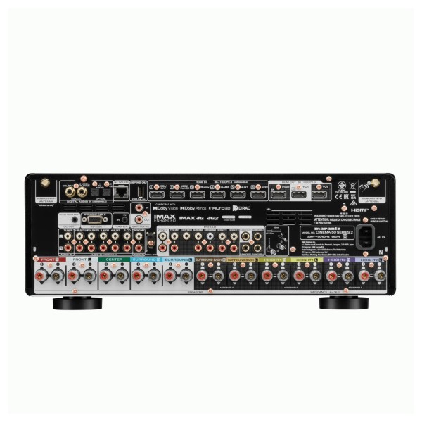 Marantz Cinema 50 Series 2 AV Amplifier, Black rear 