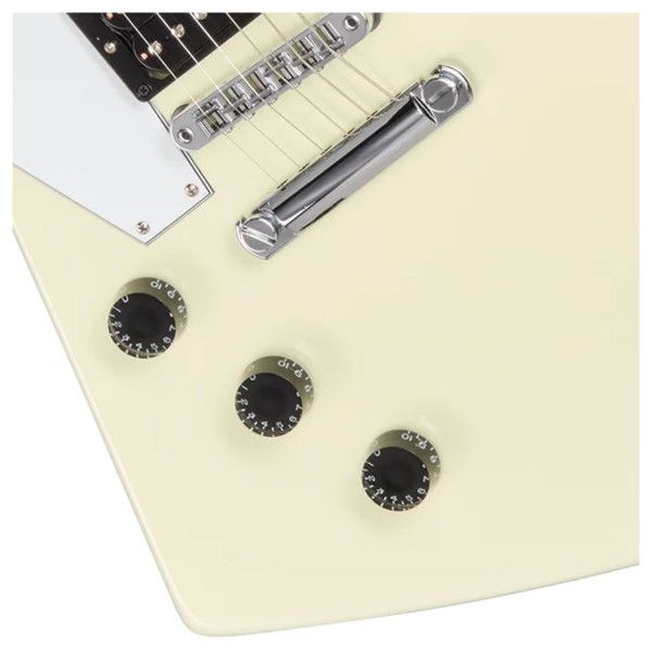 Gibson 70s Explorer Left Handed, Classic White - controls