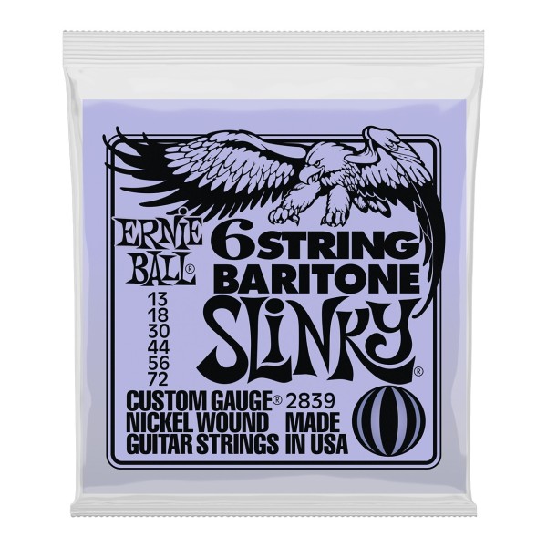 Ernie Ball 2839 Baritone Slinky, 13-72