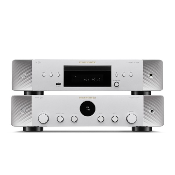 Marantz Model 70 Integrated Amplifier and CD 70 CD Player Hi-Fi Bundle, Silver & Gold - main 
