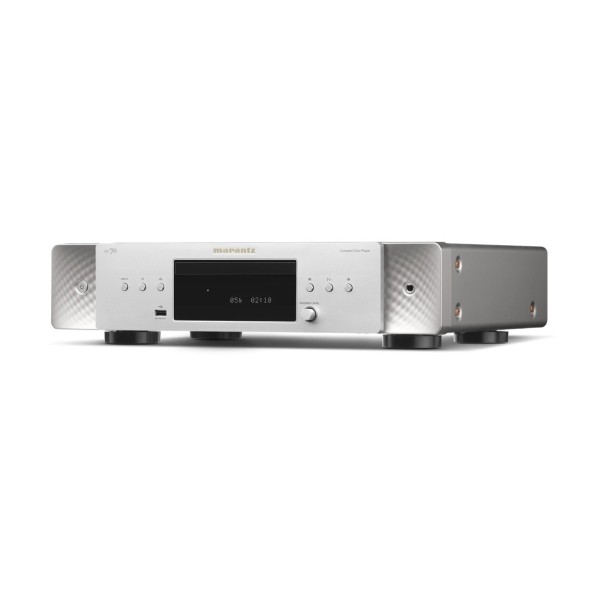 Marantz CD70 CD Player, Silver & Gold - left 