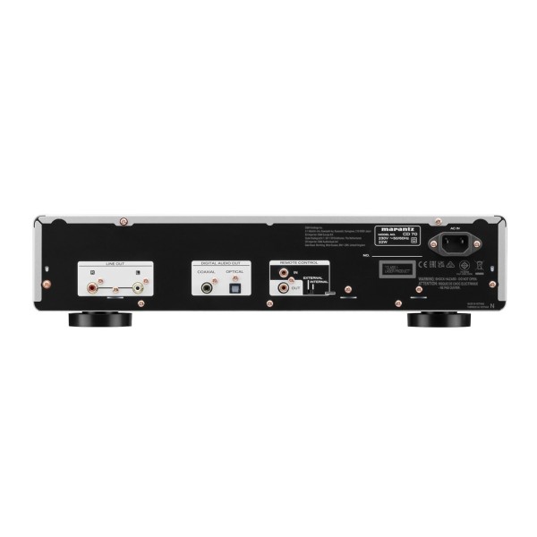 Marantz CD70 CD Player, Silver & Gold- rear 