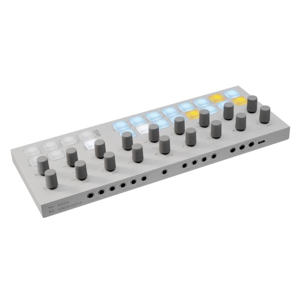 Torso Electronics T1 Algorithmic Sequencer, White - Angeld Rear