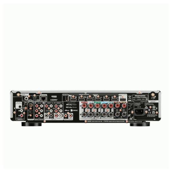 Marantz Cinema 70s Series 2 AV Receiver, Silver - rear 
