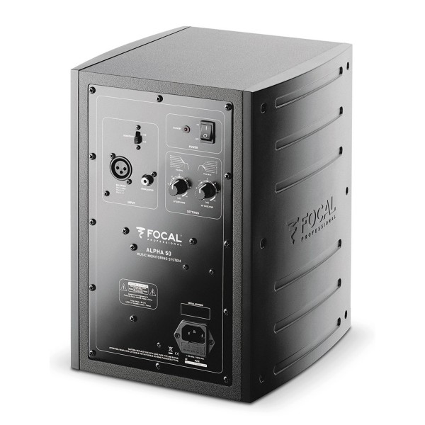 Focal Alpha 50 Active Studio Monitor (Single) - Back