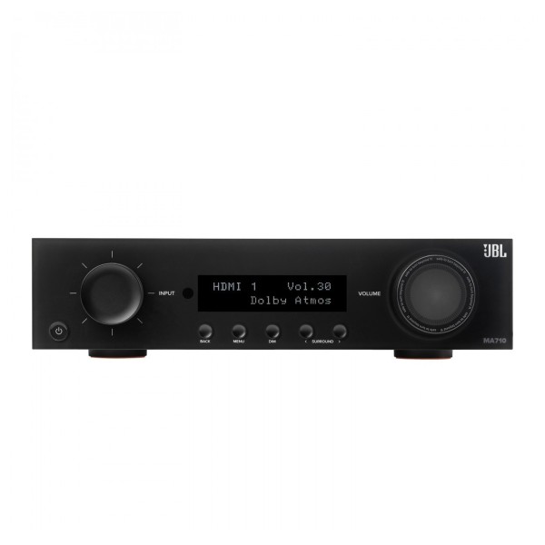 JBL MA710 7.2 Channel 8K AV Receiver, Black - front 