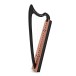19 String Gothic Harp by Gear4music, Black