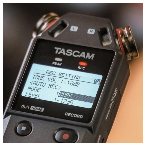 Tascam DR-05XP 32-Bit Float Portable Handheld Recorder With USB-C Audio Interface - Lifestyle
