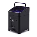 Cosmos 6x12W Battery Powered LED Uplighter, Black