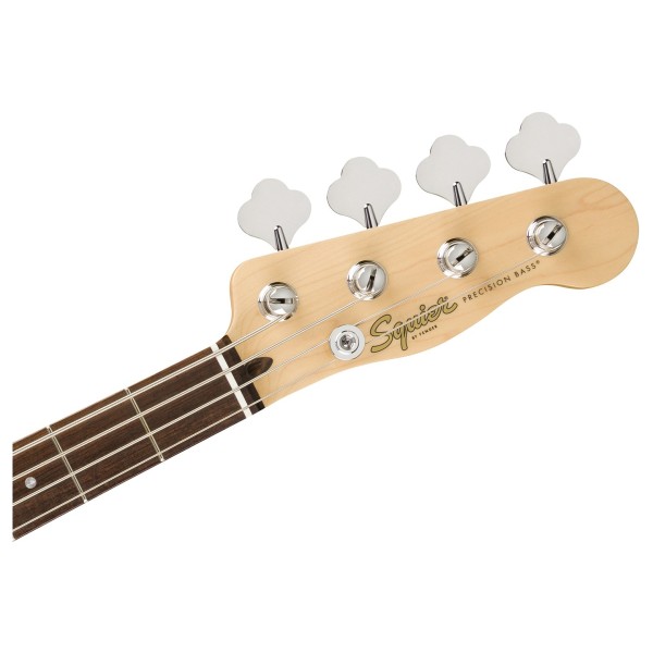 Squier Paranormal Precision Bass Thinline SJ, Olive - headstock