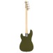 Squier Paranormal Precision Bass Thinline SJ, Olive - back