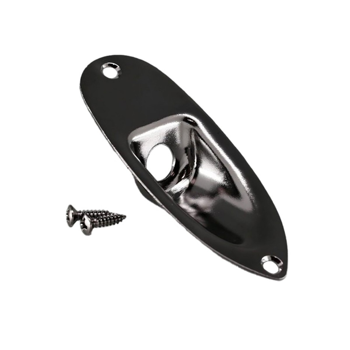 Gotoh JCS-1 S-Type Guitar Input Jack Plate Cosmo Black