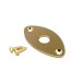 Gotoh JCB-2 Ovales Gitarren-Buchsenblech, Gold