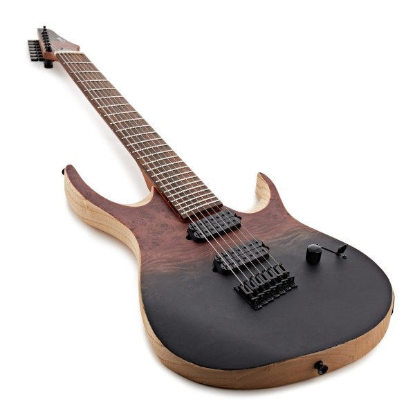 G4M 529 Fanned Fret 7-String Electric Guitar, Grey Tide Fade