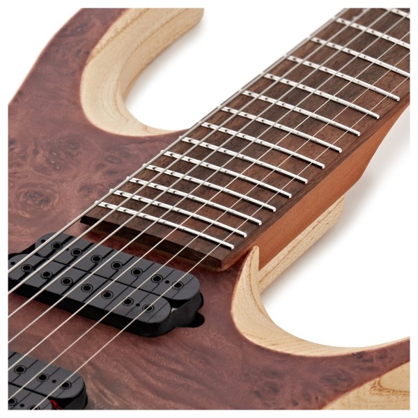 G4M 529 Fanned Fret 7-String Electric Guitar, Grey Tide Fade