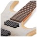 G4M 529 Fanned Fret 7-String Electric Guitar, White Fade