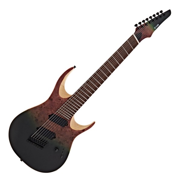 G4M 529 Fanned Fret 8-String Electric Guitar, Ocean Fade