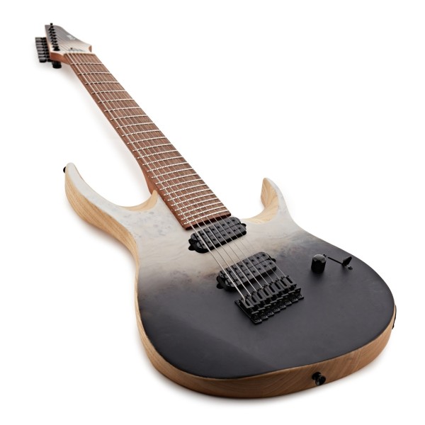 G4M 529 Fanned Fret 8-String Electric Guitar, White Fade