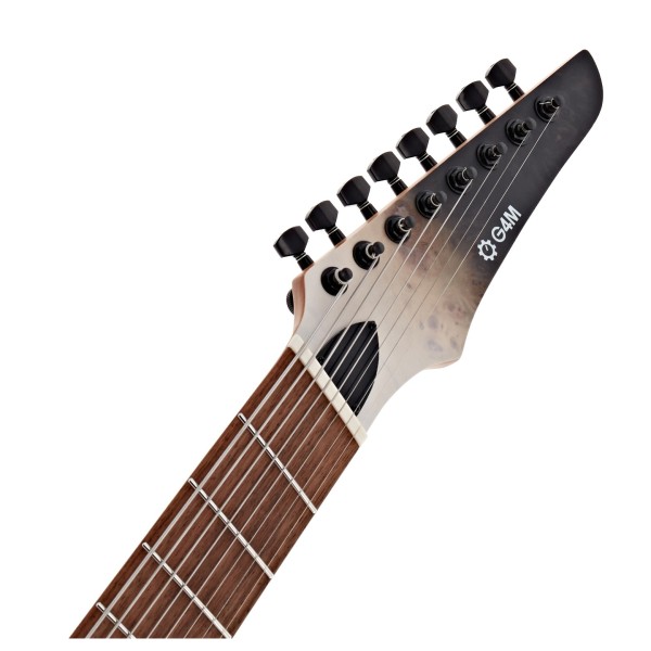 G4M 529 Fanned Fret 8-String Electric Guitar, White Fade