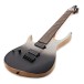 G4M 529 Left Handed Fanned Fret 8-String Electric Guitar, White Fade
