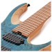 G4M 529 7-String Headless Electric Guitar, Trans Blue
