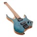 G4M 529 Headless Electric Guitar, Trans Blue