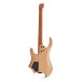 G4M 529 Headless Electric Guitar, Trans Blue